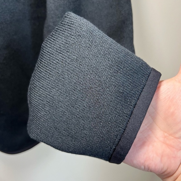 Merrell Sweater Weather Full Zip Jacket Black Pockets Fleece Cozy Mens Sz Medium - Picture 13 of 13